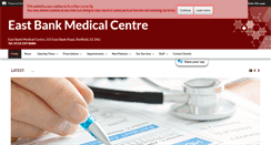 Desktop Screenshot of eastbankmedicalcentre.co.uk